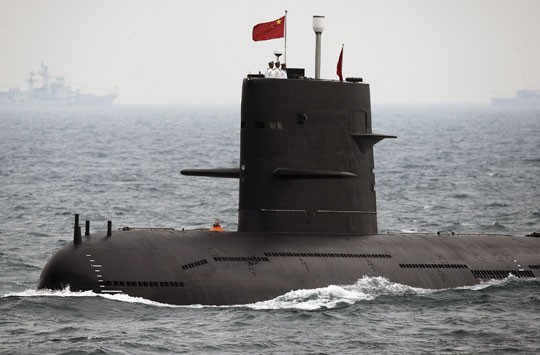 Một chiếc tàu ngầm của hải quân Trung Quốc.